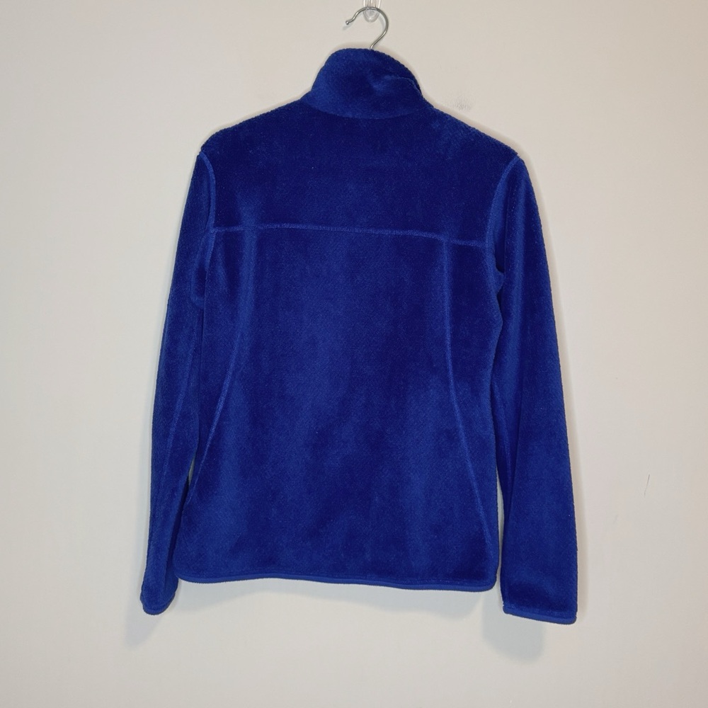 Patagonia Re-Tool Snap-T Pullover Viking Blue Deep Pile Fleece Size M View 2